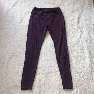 Kyodan Leggings. Purple patterned. Medium.